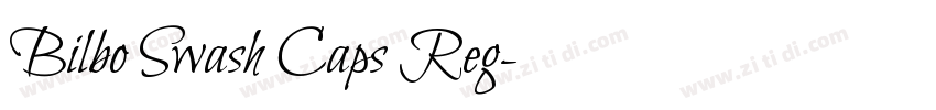 Bilbo Swash Caps Reg字体转换